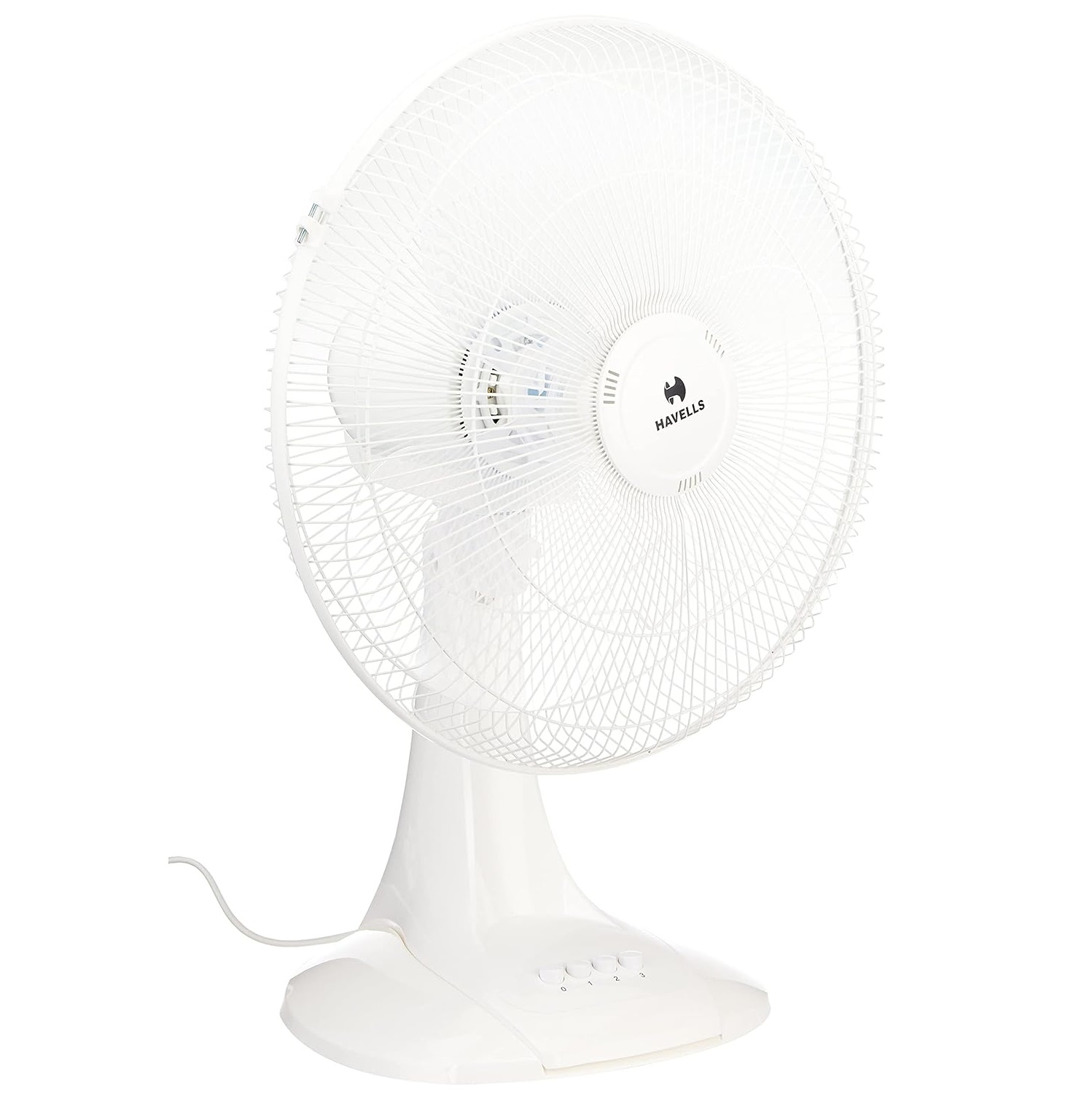 Havells Sameera 400mm Table FanWhiteHeavy Duty Polycarbonate
